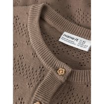 NAME IT Cardigan Kecia Brown Lentil